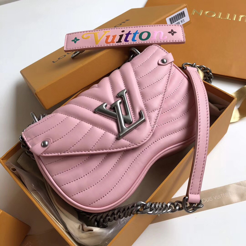 M51933 LV New Wave 小號手袋 LV女包 LV2018官網限定款女包 粉色