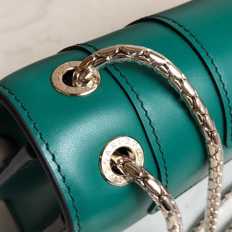 寶格麗 Serpenti Forever系列女包 Bvlgari蛇頭包 森林綠