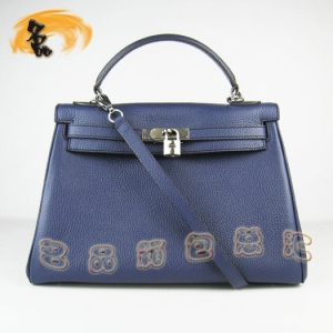 6108 Hermes���ǿ� �r����֦�y����� ���{(l��n)ɫ б��� Ůʿ Hermes Kelly �P���