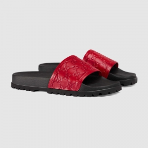 431070 �ቺGucci Signature��Ƥ �����e��Ь ӡ����Ь �tɫ