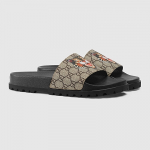474282 GUCCI ���(ch��ng)؈ӡ�� GG Supreme�߼�(j��)���췫�� ��Ь ��ľɫ