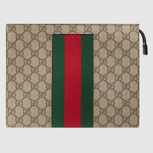 475316 Gucci GG Supreme�߼����췫�����ð� Gucci�ְ� ��ľɫ