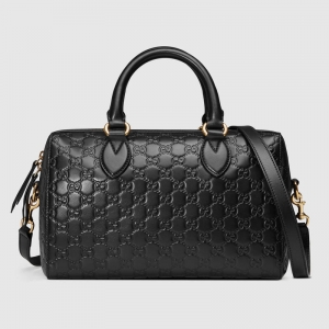 453573 Gucci Signature ��ܛ�|�� Ƥ�� ����� ��ʿ�D�� ��ɫ