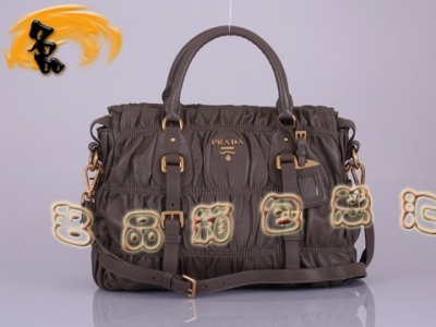 BN1336 �����_���¿� ��Ƥ�ް�Ůʿ���e�� Prada����� Pradaб��� ����ɫ