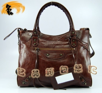 084616  Balenciaga�C(j��)܇�� �������҆μ�� �M(j��n)��ţƤ��(j��ng)��r��Ů�� ��ɫ