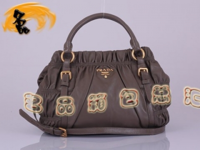 BN1791 �����_���¿��ް���Ƥ�r��Ůʿ���e�� Prada����� Pradaб��� ����ɫ