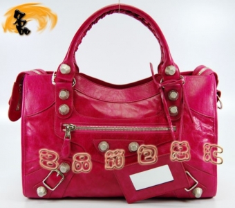 173084A  Balenciaga�μ�� ������������� �M��ţƤ����r��Ů�� �C܇�� õ�tɫ