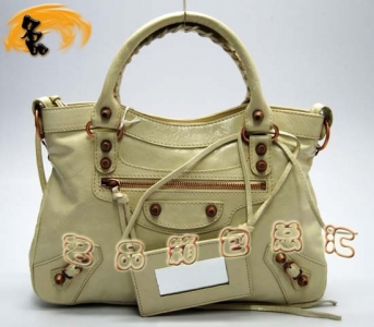 240557C  �������҆μ�� Balenciaga�C܇�� �M����Ƥ�r��Ů�� ����� �װ�ɫ