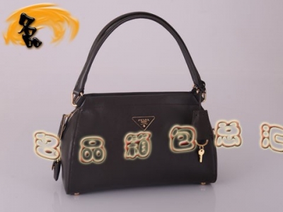 BR4418  Prada�μ�� �����_����� �¿�Ůʿ���e�� �M���^��ţƤŮ�� ��ɫ