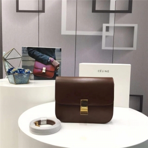 ِ��Celine boxŮ�� ِ�ն����� Celine CLASSIC��̖ �μ�б��� �ɿ���ɫ