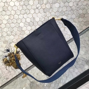 Celine ِ�� Seau Sangle ��Ƥ��֦�y ���玧 SangleˮͰ�� �{ɫ