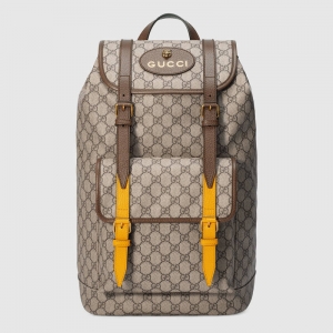 473869 GUCCI GG Supreme�߼�(j��)��ܛ���췫�� ��ɫ��Ƥ�L߅ �p��� ��ľɫ