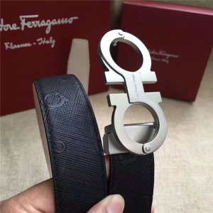 Salvatore Ferragamo ������ĽƤ�� �M���p��ԭ��Ƥʮ�ּy���� ���b���� ��ɫ