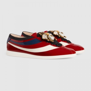493692 GUCCI Falacer �����b� ��Ƥ �͎��\(y��n)��(d��ng)Ь �tɫ