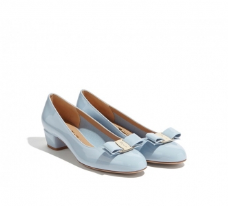 685575 Ferragamo������Ľ VARA �͸� ��Ƥ�߸�Ь ���{(l��n)ɫ