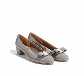 688993 Ferragamo������Ľ VARA �͸� ��Ƥ�߸�Ь ��ɫ