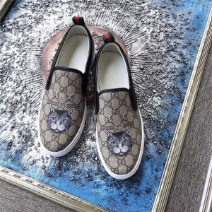 Gucci��Ь ���YЬ�� �M(j��n)��ţƤ ȫ�ֹ� Gucci�������� ؈�^ӡ��