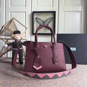 1BA102 Prada�����_(d��) ���¿� ƴɫţƤ Ůʿ����� ���t