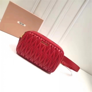 5BL018 MIUMIU���� ܛ��Ƥ �����ް� ��� Ƥ���� �tɫ