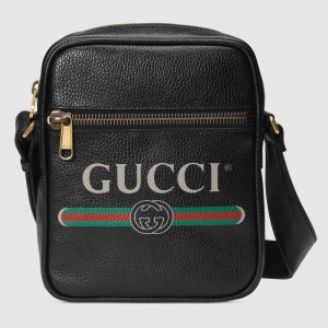 523591 Gucci ��(f��)��ӡ�� ܛƤ�� �ٴ��]��� ��ɫ