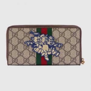 557696 GUCCI GG Supreme�߼����췫�� ��ֻС�i�D�� ȫ����X�� ��ľɫ