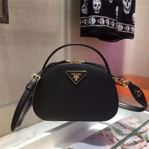 1BH123 PradaŮ�� Prada����� ʮ�ּyţƤ ������ �����_������ ��ɫ