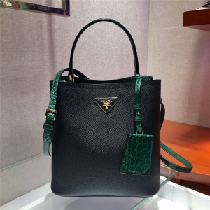 1BA212 Prada New Double ײɫ�{�~ţƤ �����_����� ��ƴ�G