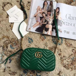476433 Gucci ���YŮ�� �W�pƤ�� Gucci Nano ���Y���?zh��n)ִ?�Gɫ