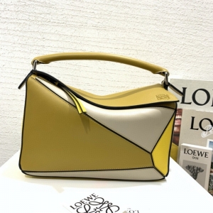 322 LOEWE�_���� Puzzle Bag ��̖�_�����׺ΰ� �S���ɫ