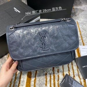 498894 YSLʥ�_�m Niki medium 28��̖(h��o) �M(j��n)��ԭ�SƤ �{(l��n)��ɫ