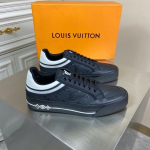 1A5UR4 LV TRAINER �\(y��n)��Ь Monogram ���y����СţƤ��Ь ��ɫ