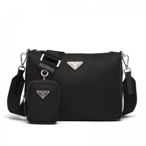 2VH113 Prada�����_�����μ�б��� ����һ�]��� ��ɫ
