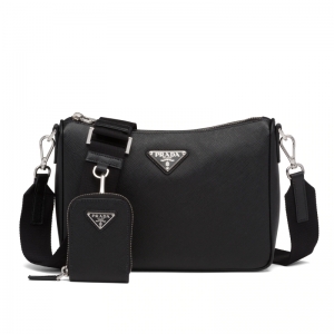 2VH113 Prada�����_Saffiano Ƥ��μ�� ����һ�]��� ��ɫ