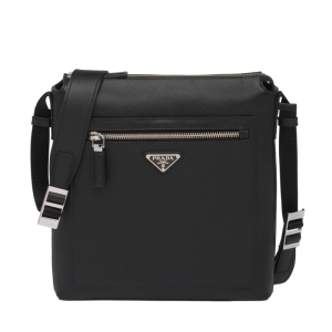2VH062 Prada Saffiano Ƥ��б��� �����_�]��� ��ɫ