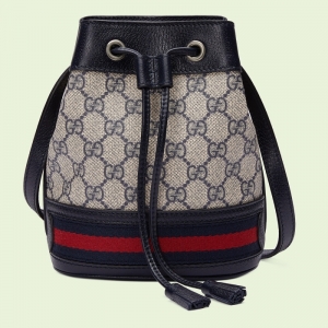 550620 Gucci Ophidiaϵ������GGˮͰ�� ���Y����ˮͰ�� ���{(l��n)ɫ