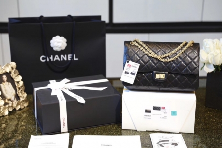 A37587 Chanel2.55��(j��ng)����(f��)��СţƤ�c��ɫ���� ��̖(h��o)��ɫ