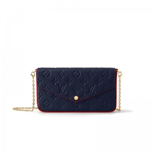 M64099 LV FELICIE POCHETTE �ִ� ţƤ���y����һ朗l�� LV������ ���{(l��n)ɫ