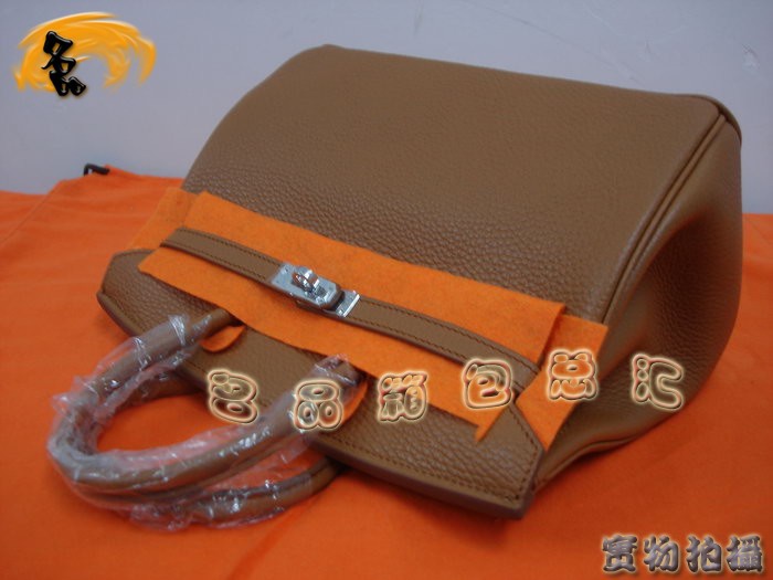 6068 Hermes Birkin 鉑金包 時尚女包 手提包 荔枝紋 Hermes 25 Birkin