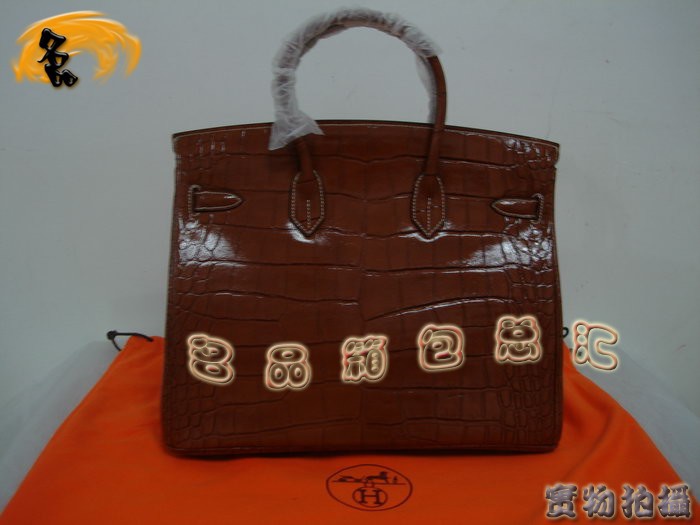 Hermes手提包 Hermes女包 Hermes Birkin 鉑金包 Hermes鱷魚(yú)紋