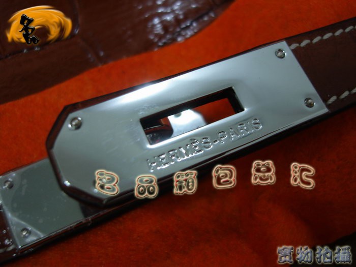 Hermes手提包 Hermes女包 Hermes Birkin 鉑金包 Hermes鱷魚(yú)紋