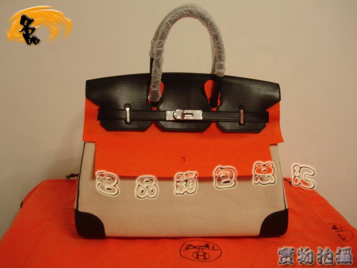 Hermes女包 Hermes Birkin鉑金包 Hermes 35 Birkin Hermes手提包 帆布包