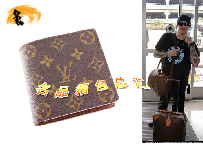 M61665 LV經(jīng)典老花 LV男包 LV錢包 LV零錢包 LV短款錢包