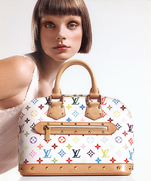 M92647 LV村上隆設計 LV33彩 Lv三三彩 LV女包 LV手提包
