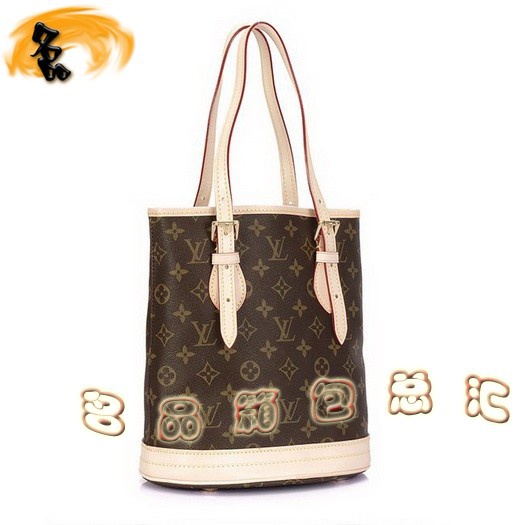 M42238 LV經(jīng)典老花 LV女包 LV手提包 LV水桶包 LV水桶母子包