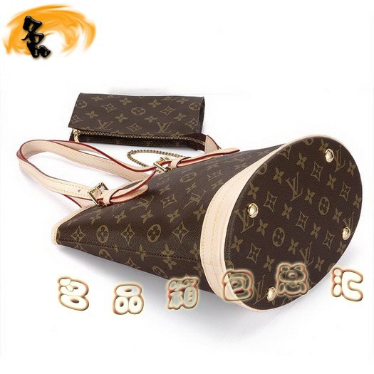 M42238 LV經(jīng)典老花 LV女包 LV手提包 LV水桶包 LV水桶母子包