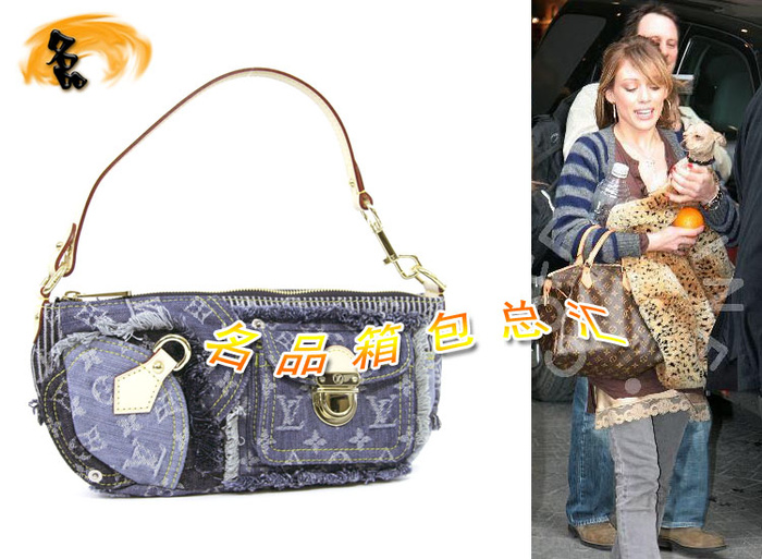 M95382 LV牛仔包 LV單肩包 LV手提包 LV經典老花 LV女包