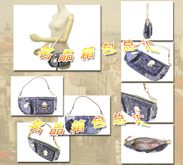 M95382 LV牛仔包 LV單肩包 LV手提包 LV經典老花 LV女包