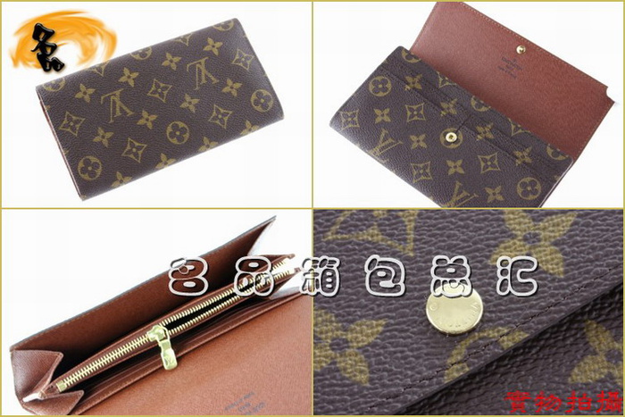 M61734 LV經典老花 LV女包 LV錢包 LV長款錢包 LV二折錢包