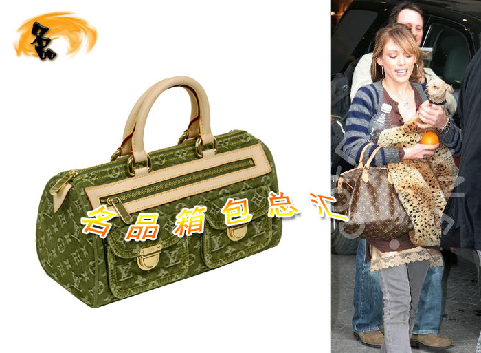 M95215 LV女包 LV牛仔包 棉麻老花 LV手提包 LV經(jīng)典女包