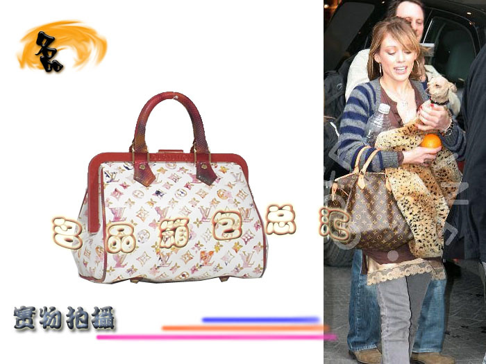 M95729 LV限量款 LV村上隆設計 LV水彩包 LV女包 LV手提包